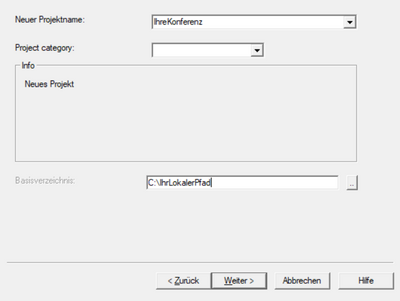 Projektparameter