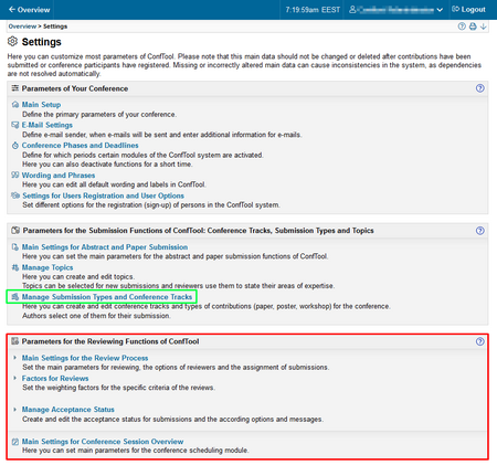 Image 3: Reviewing configuration options overview | click on image to enlarge