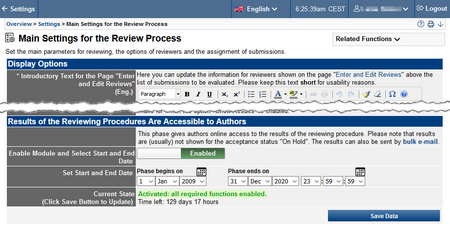 Image 14: Review settings - results accessible | click on image to enlarge