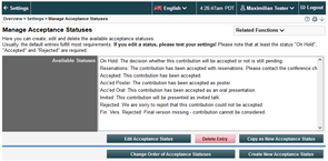 Image 19: Manage acceptance statuses | click on image to enlarge