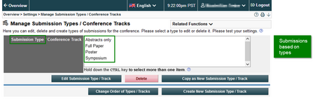Image 11: Submission Types - Click on image to enlarge