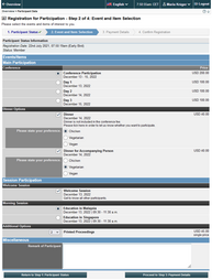 Image 3: User selects events and items
