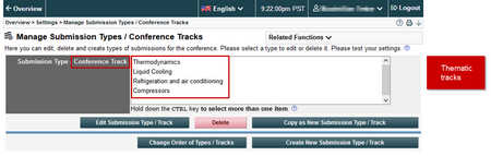 Image 12: Conference Tracks / Streams - Click on image to enlarge