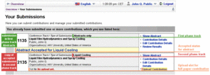 Image 4: Second Submission Phase: Author's View - Click on image to enlarge