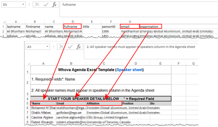 Image 6 - Data to be copied into sheet "Speaker"