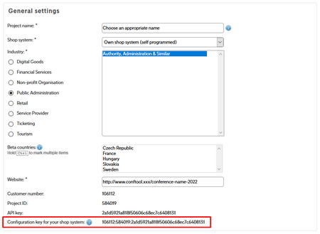 Image 4: Configuration key for ConfTool - click to enlarge