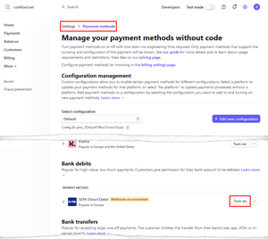 Image 18: Activate Stripe SEPA Direct Debit