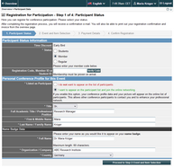 Image 2: User chooses participant status